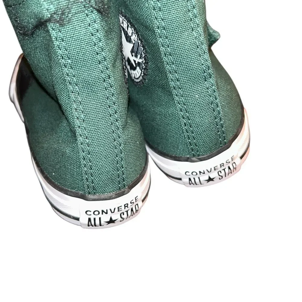 Kids Chuck Converse Taylor Green High Top Trainers Shoes(Size 2)